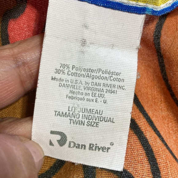 SCOOBY DOO 1999 Vintage Twin Childrens Bed Flat Top Sheet - Picture 8 of 11